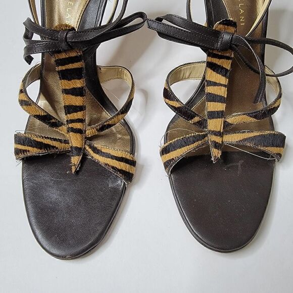 Antonio Melani Panther 12D Faux Fur Bow Heels Size 8.5 - Picture 8 of 11